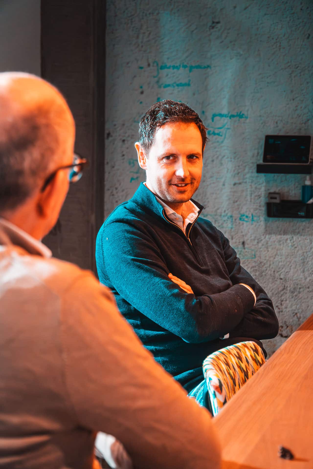 Marcel in overleg